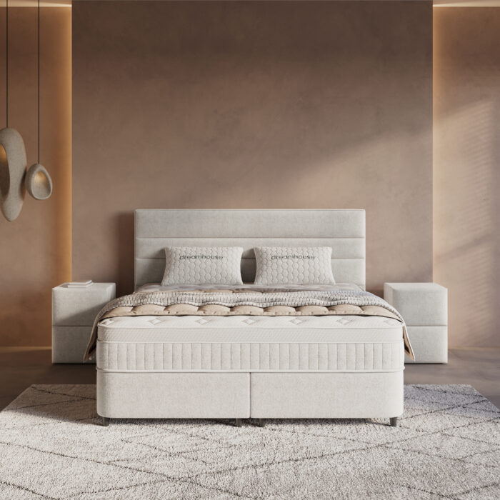 SO Opbergboxspring Horizon Off-White/Beige