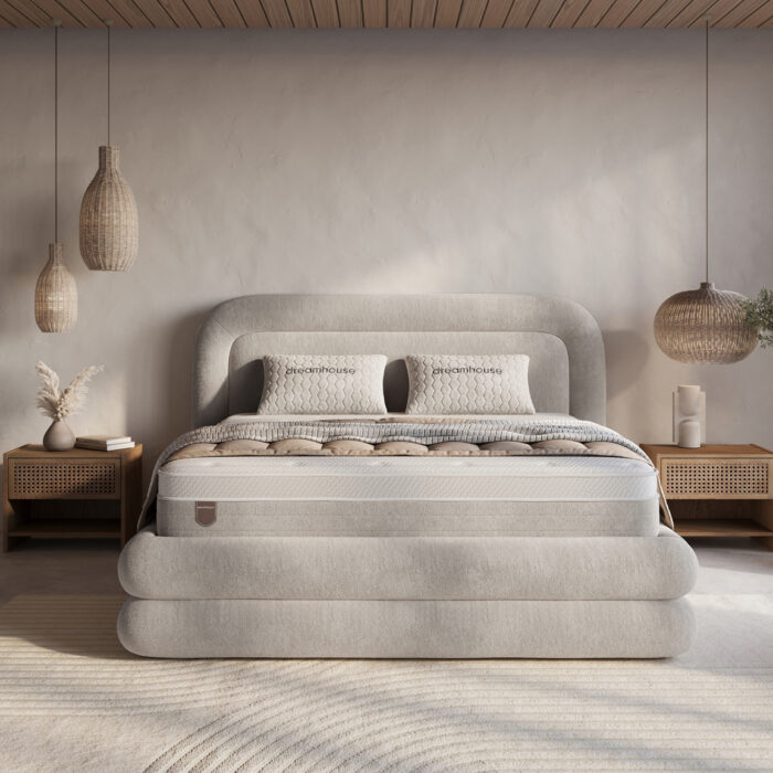 SO Ledikant Halo Zand/Grijs met opbergruimte