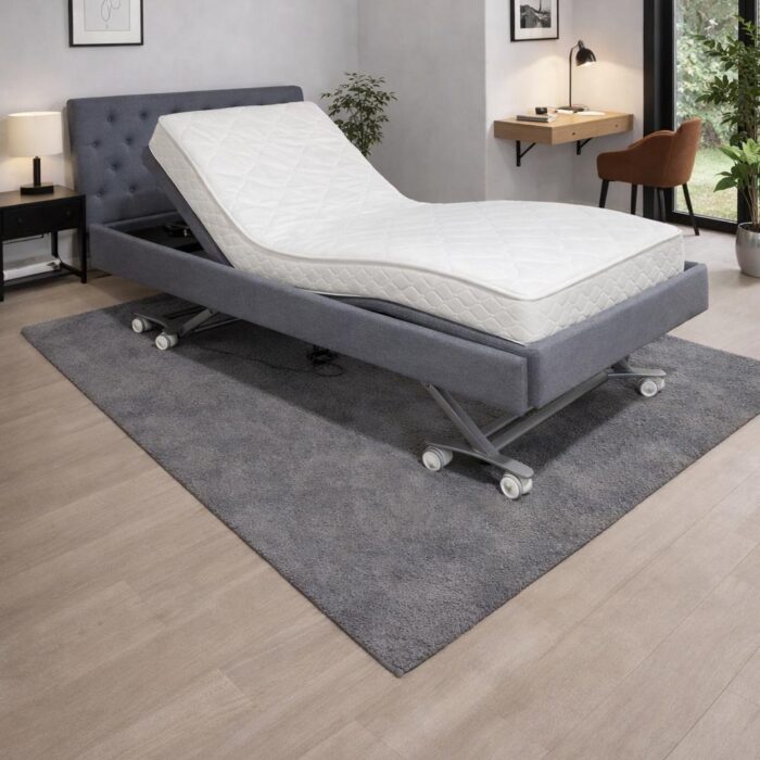 Elektrisch hoog-laag bed met hoofdbord